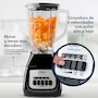 Miniatura de Licuadora Oster BLSTKAP-BPB Negra de 2 Velocidades con Función Pulso, Vaso Plástico 1.25 L y Cuchilla Trituradora de Hielo