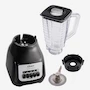 Miniatura de Licuadora Oster BLSTKAP-BPB Negra de 2 Velocidades con Función Pulso, Vaso Plástico 1.25 L y Cuchilla Trituradora de Hielo