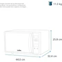 Miniatura de Mabe HMM70SEJ Horno de Microondas 0.7 pies cúbicos (20 L) 700 W Plata 120 V