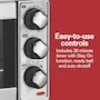 Miniatura de Hamilton Beach 31401 Horno Tostador Eléctrico de 4 Rebanadas en Acero Inoxidable, Plateado, Capacidad 12 Litros
