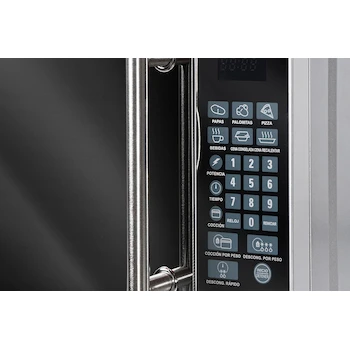 Imagen 4 de Microondas X 0.7 pies cúbicos MWD020E-PLATA Plata Acabado Espejo Mirage