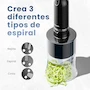 Miniatura de Chefman Batidora de Inmersión 6 en 1 RJ19-V2-SBP Negra con 3 Cuchillas, Vaso 800 ml, Procesador de Alimentos, Batidor y Accesorios