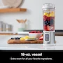 Miniatura de Ninja Blast BC151WH Batidora Personal Portátil Inalámbrica Blanca con Vaso de 18 oz y Carga USB-C