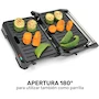 Miniatura de TAURUS TOSTARE 180° Tostadora Panini y Parrilla Eléctrica de Contacto con Apertura 180° Acero Inoxidable