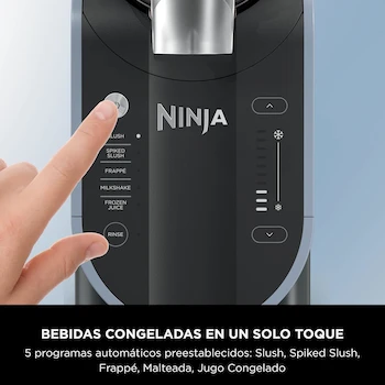 Imagen 5 de Ninja SLUSHi FS301LAA Máquina Profesional para Bebidas y Granizados Congelados con Tecnología RapidChill, 2.6 L (88 oz), 5 Programas Automáticos, Color Negro