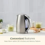 Miniatura de Cuisinart CPK-17 PerfecTemp Hervidor Eléctrico Inalámbrico de Acero Inoxidable con Control de Temperatura 1.7 Litros