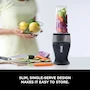 Miniatura de Ninja Fit QB3001SS Licuadora Personal Extractor de Nutrientes 700W Plata/Negro con 2 Vasos de 473 ml