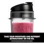 Miniatura de Ninja Fit QB3001SS Licuadora Personal Extractor de Nutrientes 700W Plata/Negro con 2 Vasos de 473 ml
