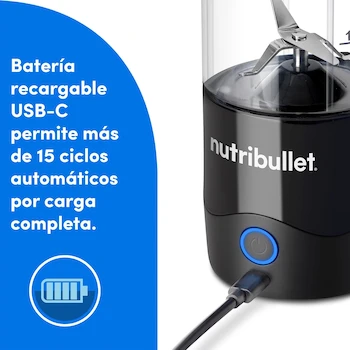 Imagen 4 de nutribullet Licuadora Portátil Negra 4 Piezas 475 ml NB50500-1001DG