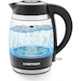 Miniatura de Chefman Hervidor Eléctrico de Agua para Hervir, Modelo Serie Glass Electric Kettle, Capacidad 1.8 Litros, Potencia 1500W, Material de Vidrio, Color Negro