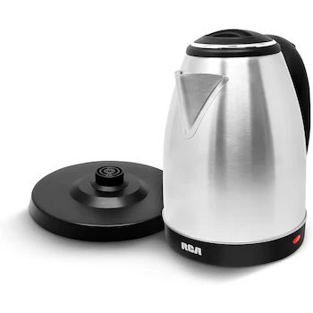 Imagen 4 de RCA Tetera Eléctrica RC-180GB01 Serie RC-180GB, de Acero Inoxidable, Capacidad de 1.8 Litros, Color Gris/Plata, Diseño Elegante con Luz LED y Base Giratoria