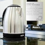 Miniatura de RCA Tetera Eléctrica RC-180GB01 Serie RC-180GB, de Acero Inoxidable, Capacidad de 1.8 Litros, Color Gris/Plata, Diseño Elegante con Luz LED y Base Giratoria