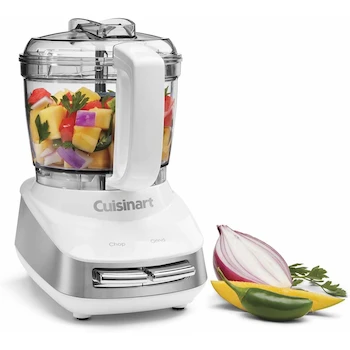 Imagen de referencia para Cuisinart Mini Chopper Procesador Core Custom Serie MCH-4ES, Capacidad 4 Tazas (960 ml), Color Plata, Modelo MCH-4ES