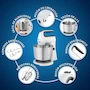 Miniatura de Oster FPSTHS3612 Batidora de Mano y Pedestal Versátil Blanca con Tazón de Acero Inoxidable de 1.5 Litros Serie Heritage