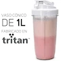 Miniatura de TAURUS NATURAL GREEN | Procesador de Alimentos + 2 Vasos de 1 Litro y 400 ml | 600 Watts | Incluye 2 Cuchillas para Pulverizar Alimentos | 8 Piezas | Color Verde Natural