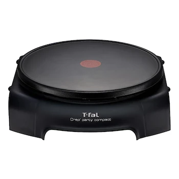 Imagen de referencia para T-fal Crepera Eléctrica Crep'party Compact Serie PY301072 Negra con Thermo-Spot y Accesorios Incluidos: Esparcidor de Masa y Espátula de Madera, Diámetro de Placa 25 cm