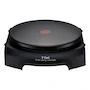 Miniatura de T-fal Crepera Eléctrica Crep'party Compact Serie PY301072 Negra con Thermo-Spot y Accesorios Incluidos: Esparcidor de Masa y Espátula de Madera, Diámetro de Placa 25 cm
