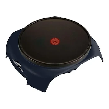 Imagen 5 de T-fal Crepera Eléctrica Crep'party Compact Serie PY301072 Negra con Thermo-Spot y Accesorios Incluidos: Esparcidor de Masa y Espátula de Madera, Diámetro de Placa 25 cm