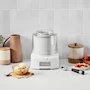 Miniatura de Cuisinart ICE-20 Serie 1.5-Quart Automatic Frozen Yogurt - Sorbet & Ice Cream Maker, Blanco, Compact Double-Insulated Freezer Bowl