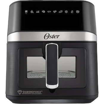 Imagen de referencia para Oster Freidora de Aire Digital Serie DiamondForce con Recubrimiento DiamondForce, Ventana y Luz Interna, Capacidad 6L, 10 Programas Automáticos, Modelo B0DKXYK5V8, Color Negro