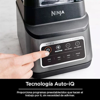 Imagen 4 de NINJA Licuadora Profesional Plus Serie BN701LAA, Capacidad 72 Oz, 1400 Watts, Tecnología Auto IQ, Color Gris