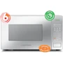 Miniatura de Chefman Horno de Microondas Serie RJ55-7-SMR-MX, 0.7 Pies Cúbicos, 700 Vatios, Plateado en Acero Inoxidable, Compacto de Encimera, 32.89 x 43.99 x 25.45 cm, 11.04 kg