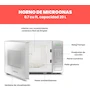 Miniatura de Chefman Horno de Microondas Serie RJ55-7-SMR-MX, 0.7 Pies Cúbicos, 700 Vatios, Plateado en Acero Inoxidable, Compacto de Encimera, 32.89 x 43.99 x 25.45 cm, 11.04 kg