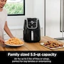 Miniatura de Ninja AF161 Max XL Air Fryer Freidora de Aire Serie Max, Modelo AF161, Capacidad 5.5 Quart (5.2 L), Color Gris, Tamaño XL, Dimensiones 35.56 x 27.94 x 37.47 cm, Peso 5.31 kg, Material Plástico con Cesta Cerámica Antiadherente, Potencia 1750W