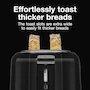 Miniatura de Proctor Silex 22215 Tostador de Pan de 2 Rebanadas, Ranuras Extra Anchas para Bagels y Panes Artesanales, Color Negro, Modelo 22215, Capacidad 2 Slots, Material Aluminio, 700W, 110V