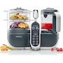 Miniatura de Babymoov Duo Meal Station Robot para Comidas de Bebé, Serie Duo, Color Gris Industrial, Capacidad 2.2 L (74 oz), Dimensiones 31.5 x 24.9 x 39.6 cm, Peso 3.85 kg, Material Tritan y Polipropileno sin BPA, Potencia 500 W, Modelo B074D3R8F2
