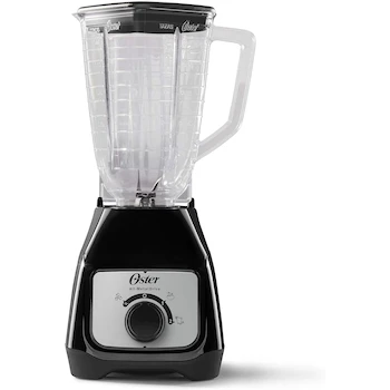 Imagen de referencia para Oster Licuadora Con Vaso De Plástico Y Control De Perilla Modelo BLSTKAPBRD Serie BR, Color Negro, Capacidad 1.5 L, Vaso De Plástico Tritán, Base De Acero Inoxidable