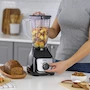 Miniatura de Oster Licuadora Con Vaso De Plástico Y Control De Perilla Modelo BLSTKAPBRD Serie BR, Color Negro, Capacidad 1.5 L, Vaso De Plástico Tritán, Base De Acero Inoxidable