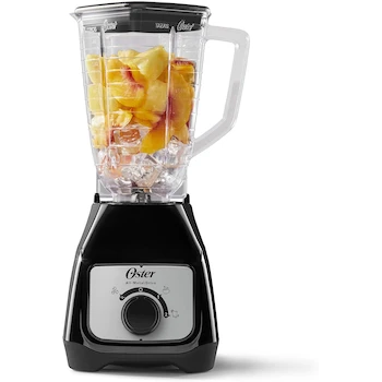 Imagen 3 de Oster Licuadora Con Vaso De Plástico Y Control De Perilla Modelo BLSTKAPBRD Serie BR, Color Negro, Capacidad 1.5 L, Vaso De Plástico Tritán, Base De Acero Inoxidable