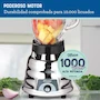 Miniatura de Oster M450-20 Licuadora Clásica con Vaso de Vidrio de 1.25 Litros, 2 Velocidades, 400 Watts, Color Metálico Cromado, Dimensiones 19.4 x 23.7 x 33 cm