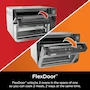 Miniatura de Ninja DCT401 Horno Doble 12 en 1, Acero Inoxidable y Negro, Capacidad Familiar para 8 Personas (12" Pizza + 6 lbs), Dimensiones 47.2 x 41.6 x 33.7 cm, Potencia 1800 W, Serie Double Oven