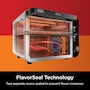 Miniatura de Ninja DCT401 Horno Doble 12 en 1, Acero Inoxidable y Negro, Capacidad Familiar para 8 Personas (12" Pizza + 6 lbs), Dimensiones 47.2 x 41.6 x 33.7 cm, Potencia 1800 W, Serie Double Oven