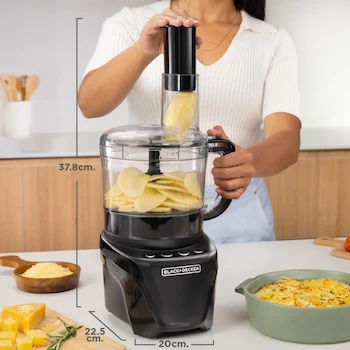 Imagen 3 de Black+Decker Procesador de Alimentos FP4342-0BDLA, 8 Tazas de Capacidad, Color Negro