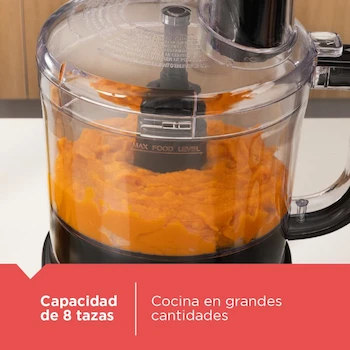 Imagen 4 de Black+Decker Procesador de Alimentos FP4342-0BDLA, 8 Tazas de Capacidad, Color Negro