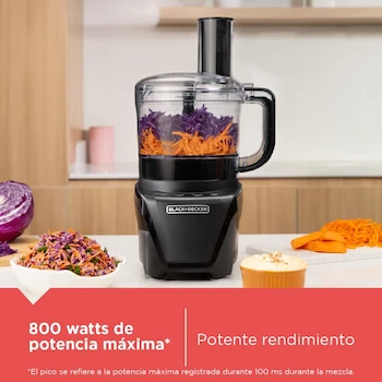Imagen 5 de Black+Decker Procesador de Alimentos FP4342-0BDLA, 8 Tazas de Capacidad, Color Negro