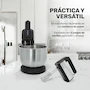 Miniatura de TAURUS MIXING CHEF COMPACT Batidora de Pedestal con Tazón Inox Giratorio de 3.5 L en Acero Inoxidable, Modelo B0FBCC22QC