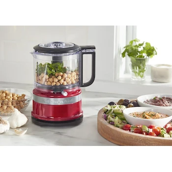 Imagen 2 de KitchenAid KFC3516ER Picador de Alimentos Mini Chopper, Capacidad 3.5 Tazas, Color Empire Red, Una Talla