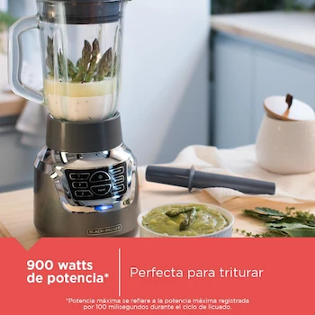 Imagen 5 de Black+Decker Licuadora con Filtro Infusor de Jugos 3 en 1, Jarra de Vidrio 1.5L, Incluye Vaso Personal de Tritán, Modelo BL1350G