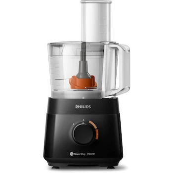 Imagen 2 de Philips PowerChop 600 Serie 3000 Multiprocesadora de Alimentos HR7300/91, Capacidad 1.5 L, Color Negro