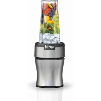 Imagen de referencia para NINJA Licuadora Personal Nutri-Blender Plus BN301, 3 Vasos Portátiles de 20 oz con Tapas, Color Plateado