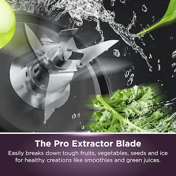 Imagen 4 de NINJA Licuadora Personal Nutri-Blender Plus BN301, 3 Vasos Portátiles de 20 oz con Tapas, Color Plateado