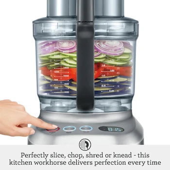 Imagen 3 de Breville Sous Chef 16 Pro Food Processor, Model BFP800XL, Brushed Stainless Steel, 16-Cup Capacity, Professional Series Kitchen Appliance