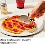 Miniatura de CHEFMAN Home Slice Horno de Pizza Eléctrico para Interiores de Encimera, Capacidad para Pizzas de 12 Pulgadas, Color Negro Inoxidable, Serie Home Slice, ASIN B0CGMGK7GK
