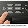 Miniatura de CHEFMAN Home Slice Horno de Pizza Eléctrico para Interiores de Encimera, Capacidad para Pizzas de 12 Pulgadas, Color Negro Inoxidable, Serie Home Slice, ASIN B0CGMGK7GK