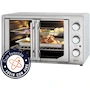 Miniatura de Oster TSSTTVFDMAF Horno con Freidora de Aire, Serie French Door, Puertas Estilo Francés, Extra Grande, Capacidad 42 Litros, Color Plateado, Dimensiones 60.7 x 51.6 x 38.4 cm