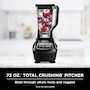 Miniatura de Ninja BL770 Mega Sistema de Cocina, Negro, Jarra de Licuadora de 72 Onzas, Tazón Procesador de Alimentos de 8 Tazas, 2 Vasos Nutri Ninja de 16 Onzas